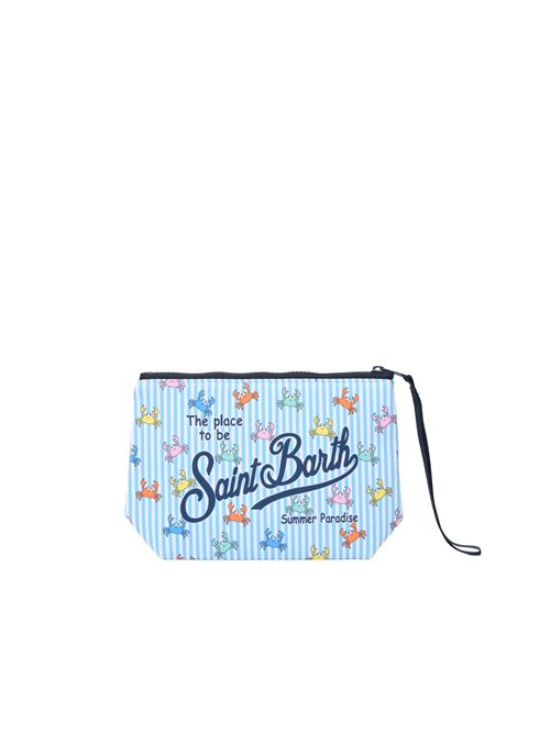 Pochette Aline in scuba a righe con stampa granchi Mc2 Saint Barth | ALIN00101081L